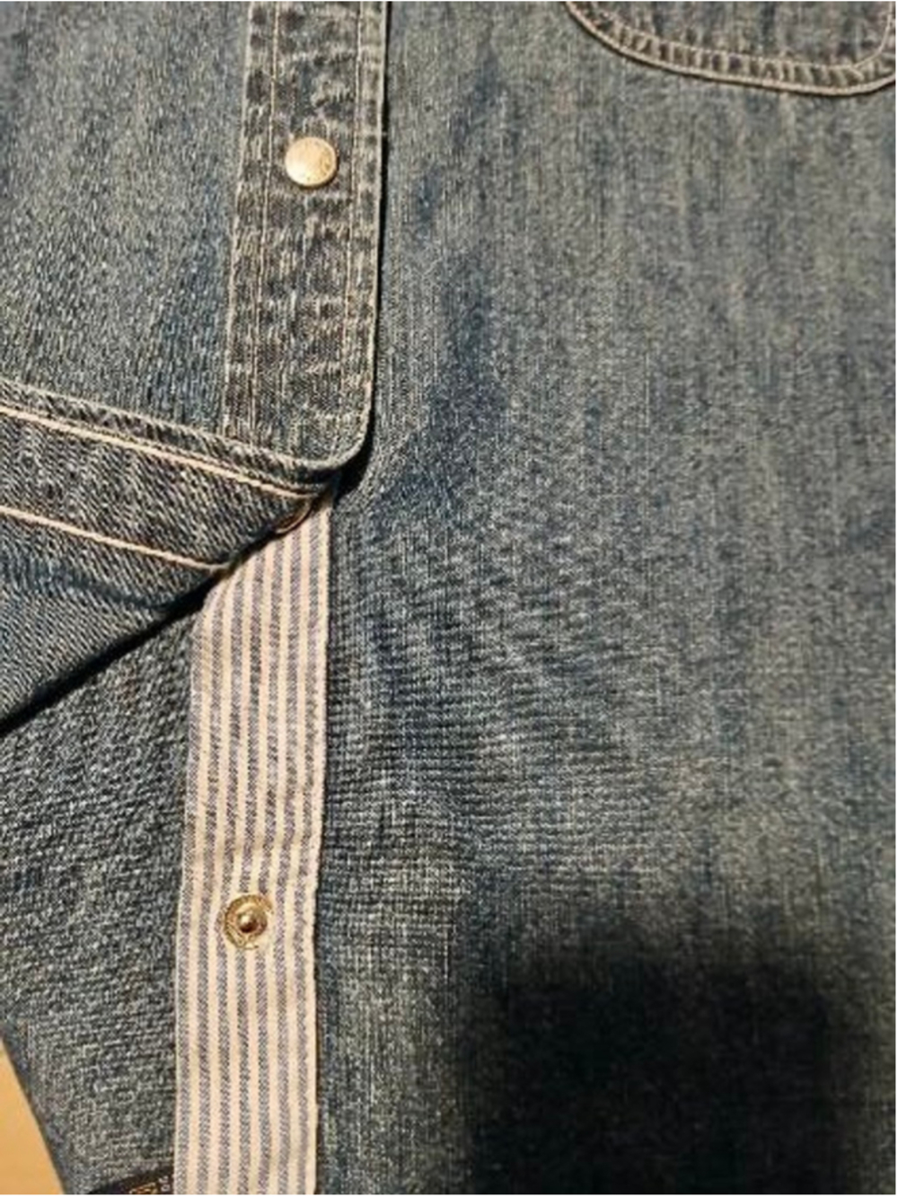Tommy Jeans Women's Sleeveless Y2K Denim Snap Front Size 4 - INV01 A1 - Picture 7 of 12